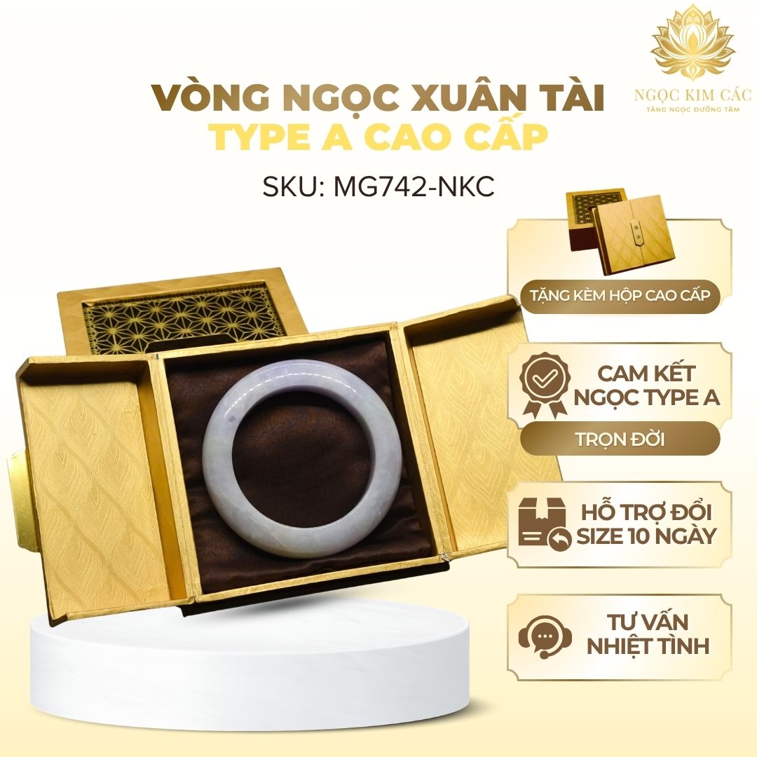 VÒNG NGỌC PHỈ THÚY TYPE A - XUÂN TÀI